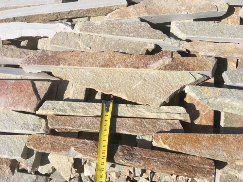 Горбушка златолит золотистый для облицовки купить в Одинцово