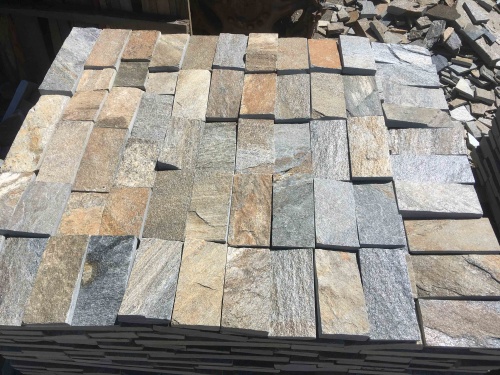 Плитка пилёная златолит Уральский для цоколя, отмостки купить в Одинцово