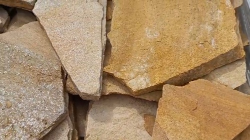 Плитняк златолит жёлтый для фасада 1,5-3 см купить в Одинцово