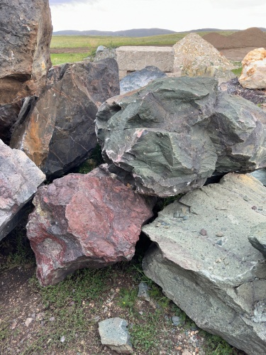 Камни для ландшафтного дизайна зелёные 10-60 килограмм купить в Одинцово